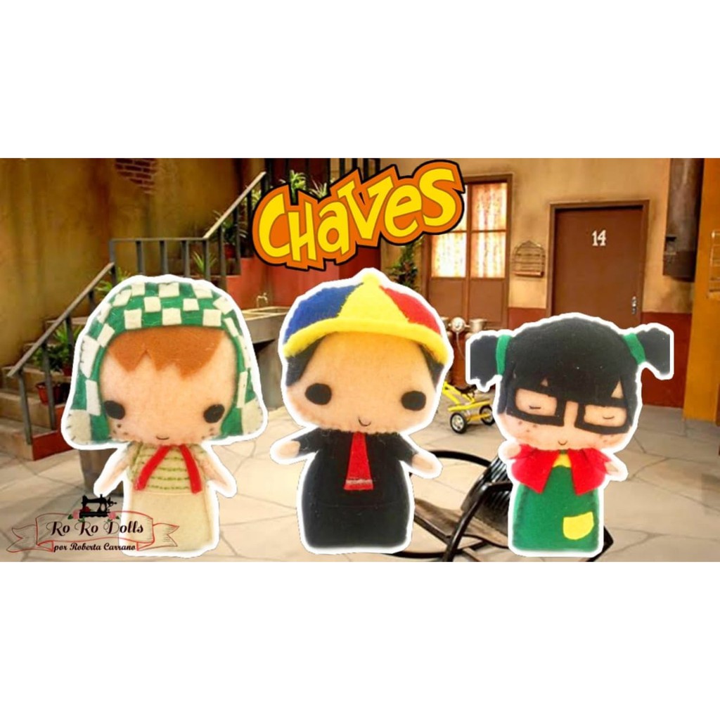 Boneco Funko Pop em feltro @rorodollsoficial - Turma do Chaves e ...