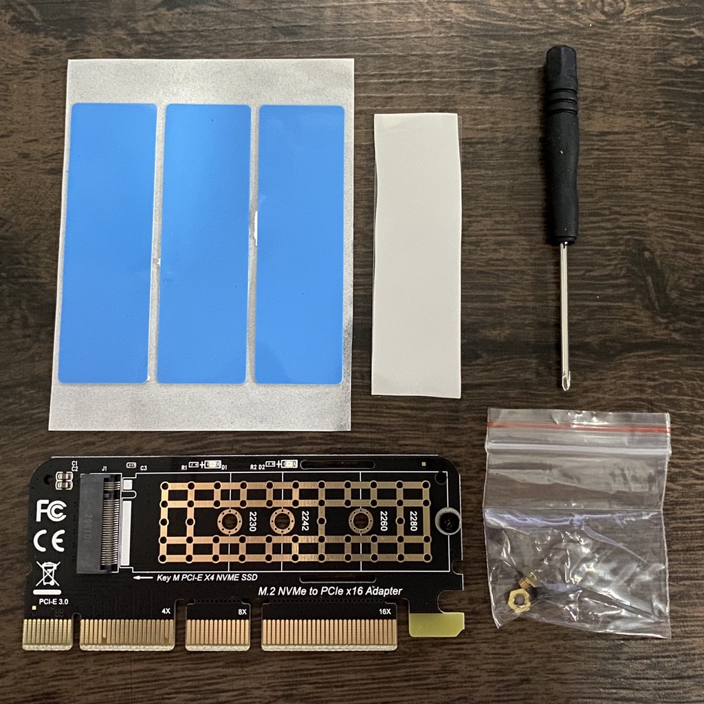 Adaptador Ssd M2 Nvme Pci Express 4x 8x 16x | Shopee Brasil