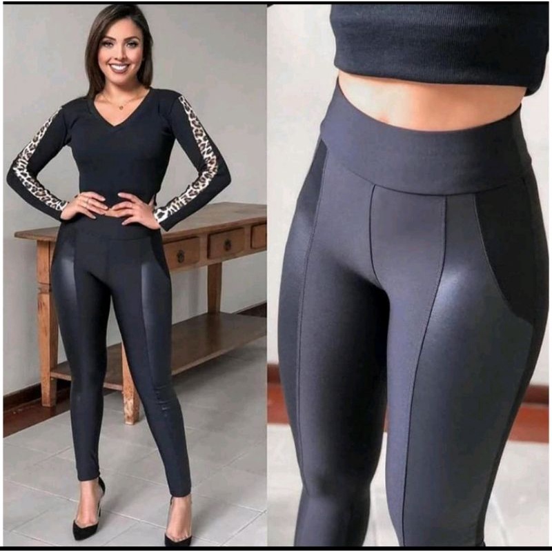 Calça Legging Forrada/Flanelada Ñ Fica TRANSPARENTE