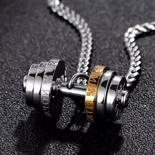 Colar No Pain No Gain Em Aço Inoxidável 316L Cordão Pingente Halter Aço cirúrgico Fit maromba academ