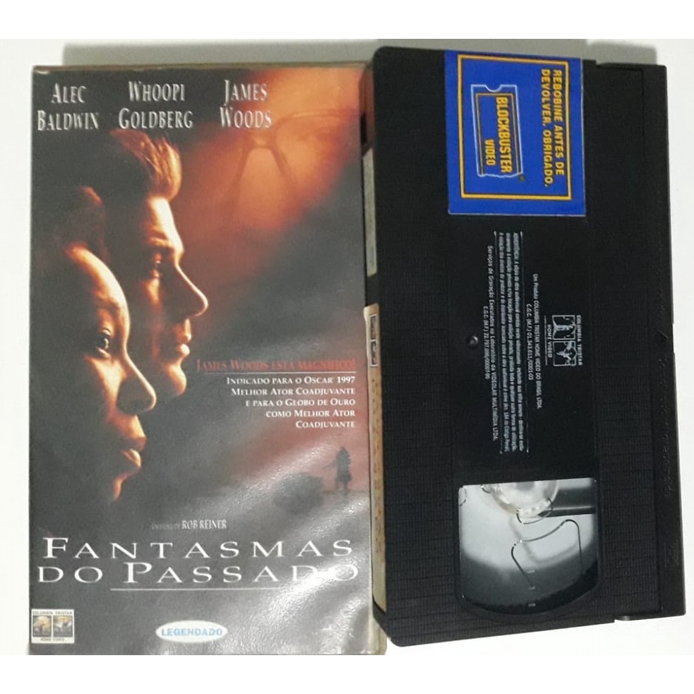 Fita Vhs Original Filme Fantasmas Do Passado Whoopi Goldberg