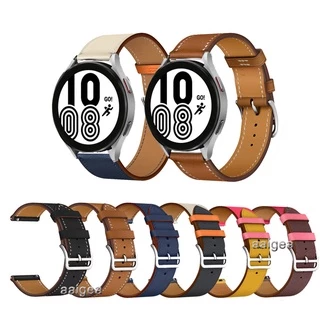 Pulseira De Couro 20mm Para Relógio Samsung Galaxy 4/Classic/46mm/42mm/Active 2 /