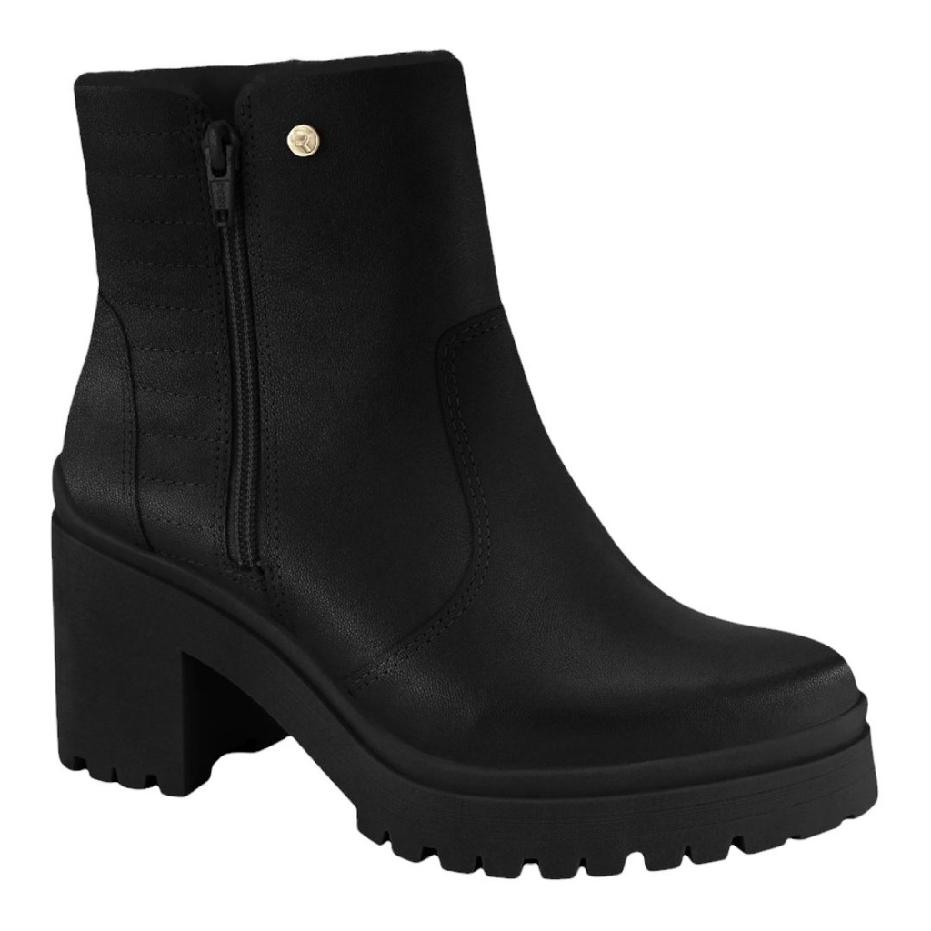 Bota Ramarim 2250102 Cano Curto Salto Grosso Tratorada Feminina