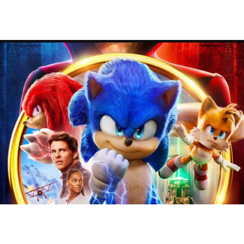 SONIC 2: O Filme  Pôster oficial recria capa do jogo clássico do