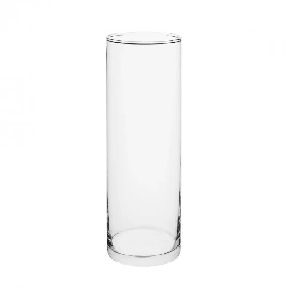 Vaso Tubo Cilindro Vidro Grosso 3mm 40x11cm Arranjos, Flores, Festas, Decoração
