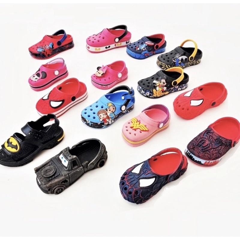 croc chinelo infantil babuche desenho macio leve