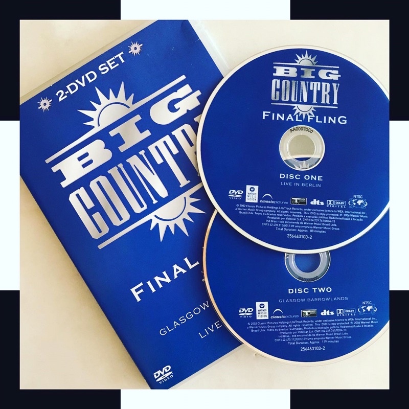 DVD DUPLO BIG COUNTRY - FINAL FLING - Glasgow Barrowlands / Live