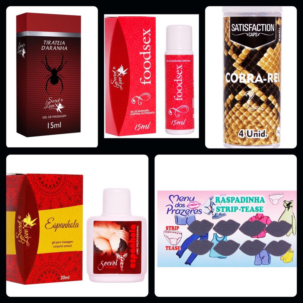 KIT SEX SHOP APIMENTE SUA RELAÇAO PRAZER PESSOAL SEX SHOP + BRINDE SURPRESA  | Shopee Brasil