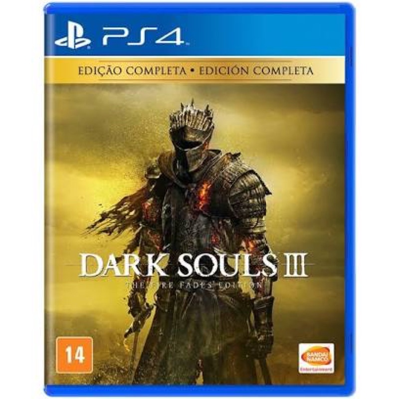 Jogo PS4 DARK SOULS III (3) THE FIRE FADES EDITION MÍDIA FÍSICA IMPECÁVEL LEGENDADO PT-BR