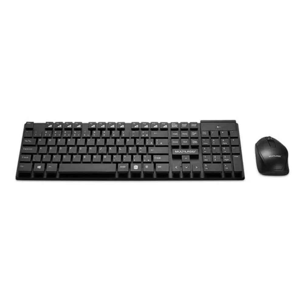 Combo Multilaser Teclado + Mouse sem Fio | Shopee Brasil