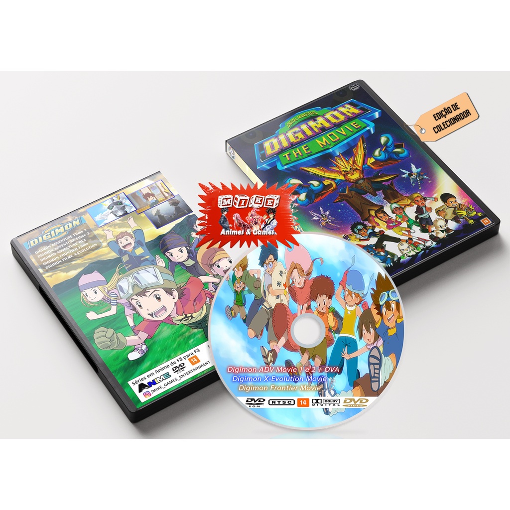 Digimon Adventure Dublado Completo Em 6 Dvds