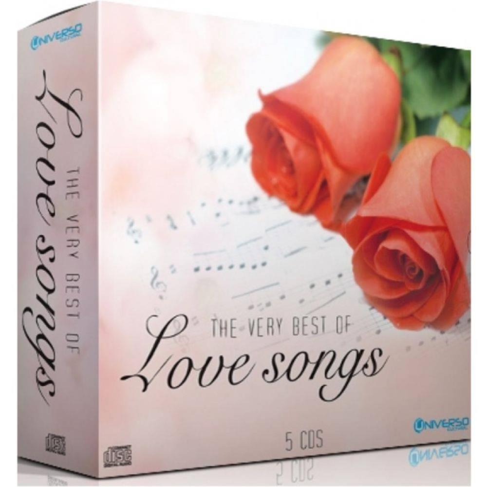 Box CD The Very Best Of Love Songs 5 CDs 60 Músicas | Shopee Brasil