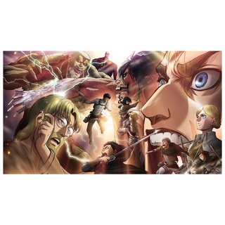 Poster Shingeki No Kyojin Tam A4 e A3 Anime Temporada Levi, Mikasa, Ymir,  Personagens Attack On Titan Mangá.