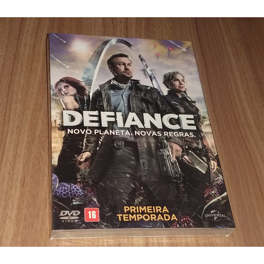 Box DVD Lacrado Defiance 1 Primeira Temporada | 4 Discos | Shopee Brasil