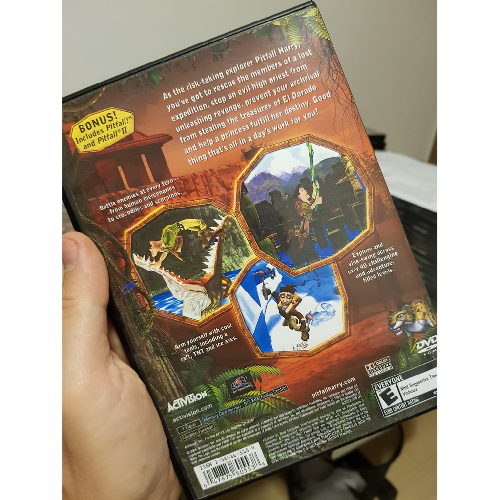 PS2 - Pitfall the Lost Expedition - Leia a descrição