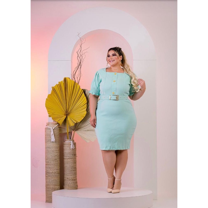 Vestido bengaline sale plus size