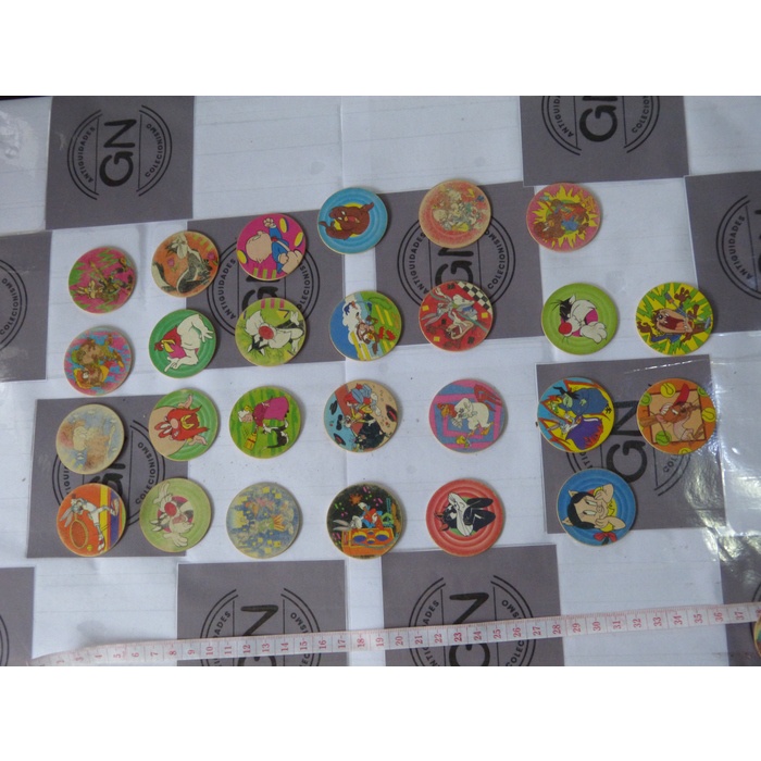 Lote de tazos elma chips looney tunes | Shopee Brasil