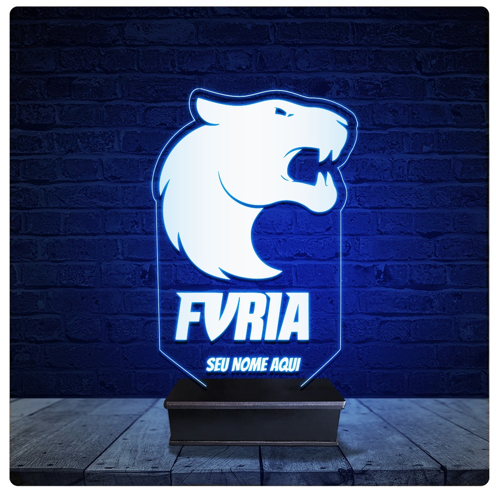 Luminária / abajur de acrílico, Luminárias Joinville / FURIA CS 20cm