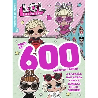 LOL Surprise - Passatempos com 600 Adesivos