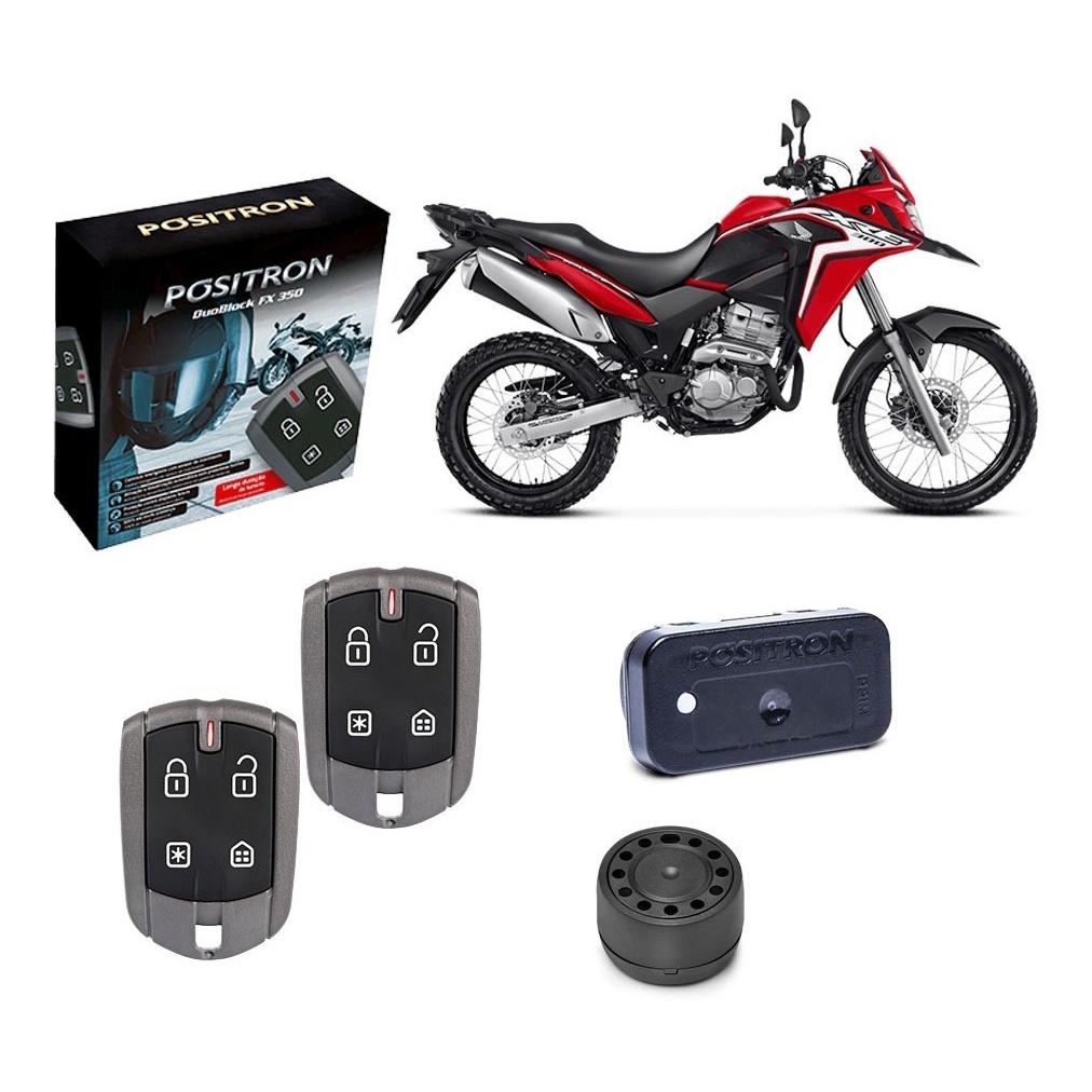 ALARME MOTO POSITRON DUOBLOCK FX G8 UNIVERSAL COM PRESENÇA - lojapositron