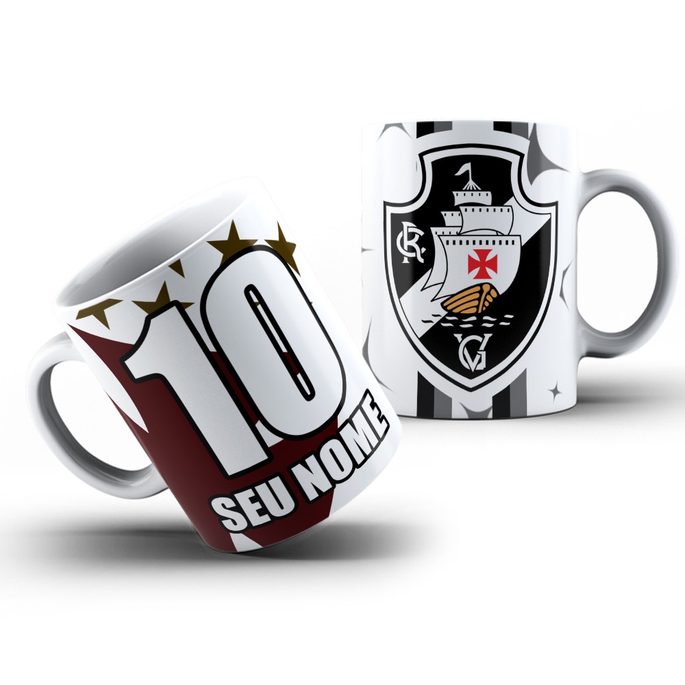 Caneca do Vasco Personalizada com Nome