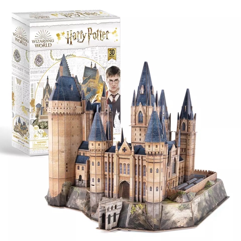 Harry Potter Hogwarts Astronomy Tower Puzzle 3d - Quebra Cabeça 3D Harry Potter Torre de Astronomia