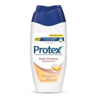 Sabonete Líquido Protex Nutri Protect Vitamina E 250ml em Oferta na Shopee