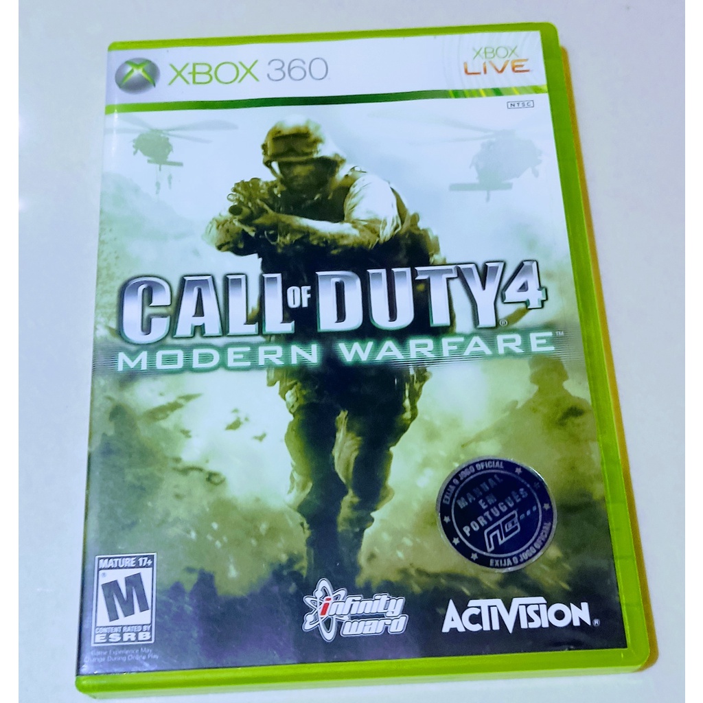 Call of Duty 4 Modern Warfare para Xbox 360 - Seminovo