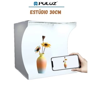 Mini Estudio Fotográfico Profissional 30cm Led Redondo - Puluz