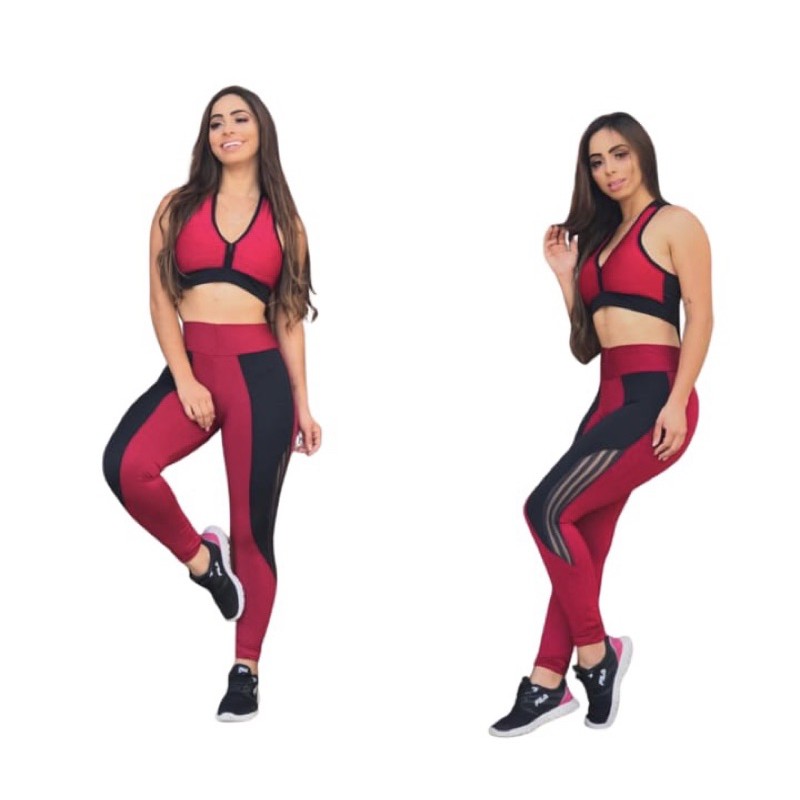 Conjunto academia 2024 feminino barato