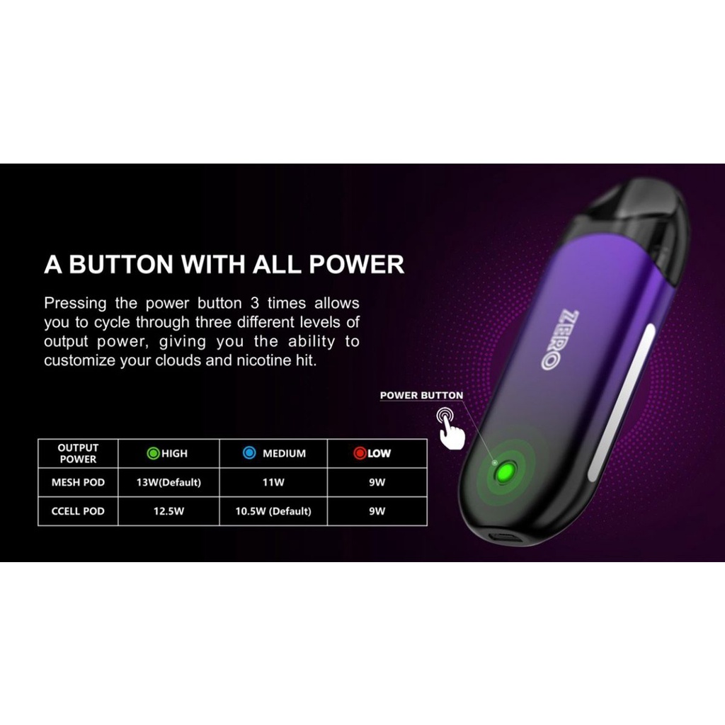 Aparelho Original Vaporesso Renova Disponivel em 2 Cores