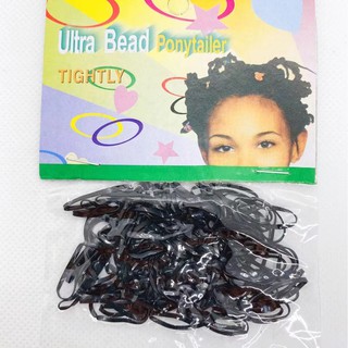 Kit 12 pacote com 600 peças Elástico mini de silicone rabicó prendedor de cabelo em pacotinhos