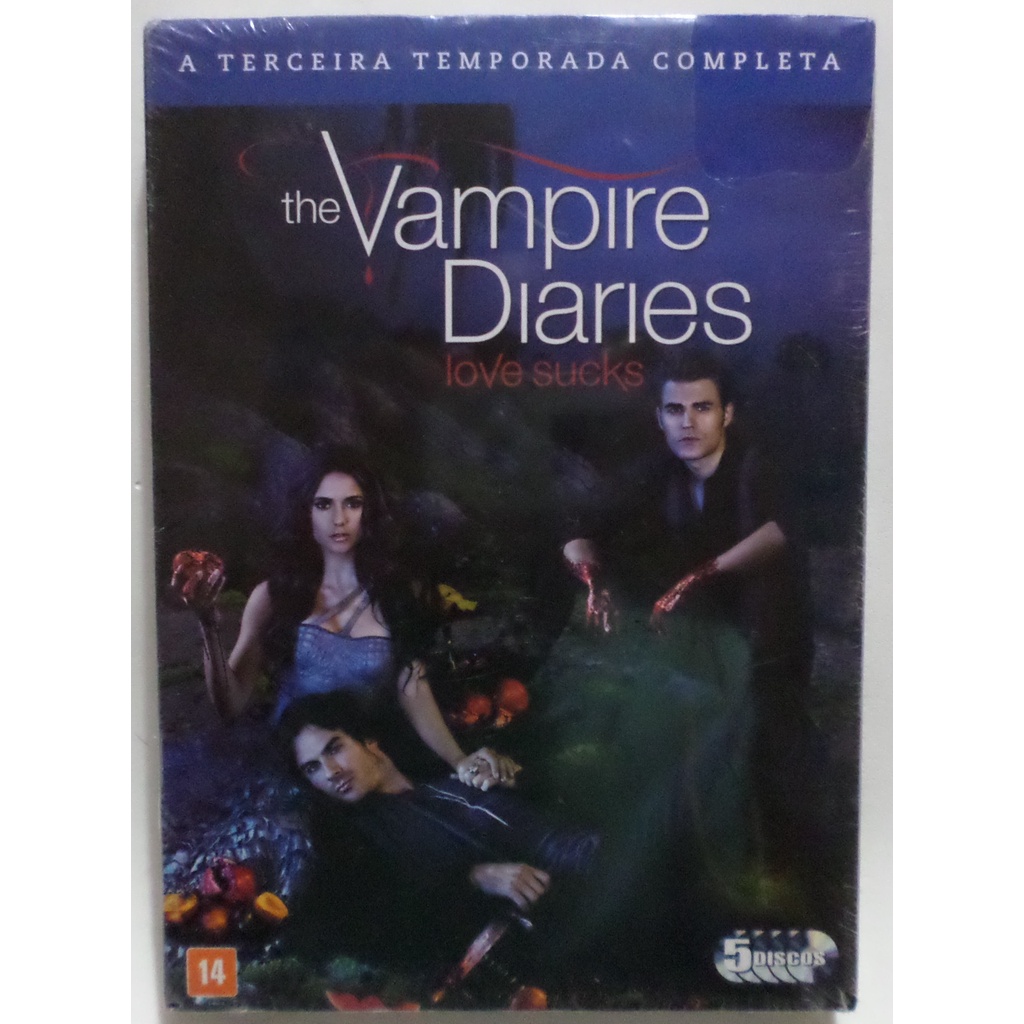 DVD The Vampire Diaries - 3ª temporada | Shopee Brasil