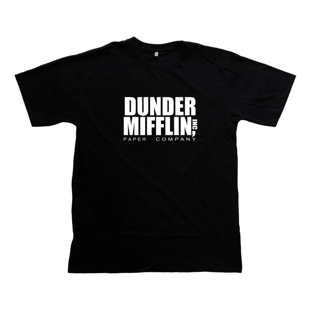 Camiseta Oficial Dunder Mifflin De The Office - Manga Larga, Azul, Talla S, Para Fans De La Serie