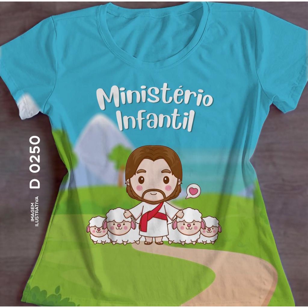 Camiseta Personalizada para Igreja Infantil