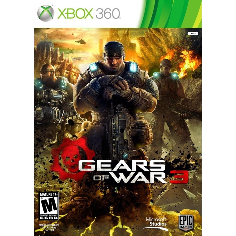 Gears Of War 3 - Xbox 360 - Produtos Nerd e Geek - Camisetas Nerd e Geek, Presentes Criativos