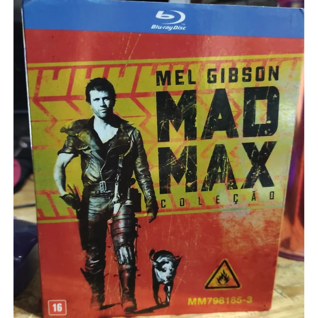 Blu-ray Madmax Coleção - Mel Gibson - Original Usado