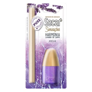 Difusor De Aromas Secar Sensações 100ml (Lavanda do Campo) Odorizador