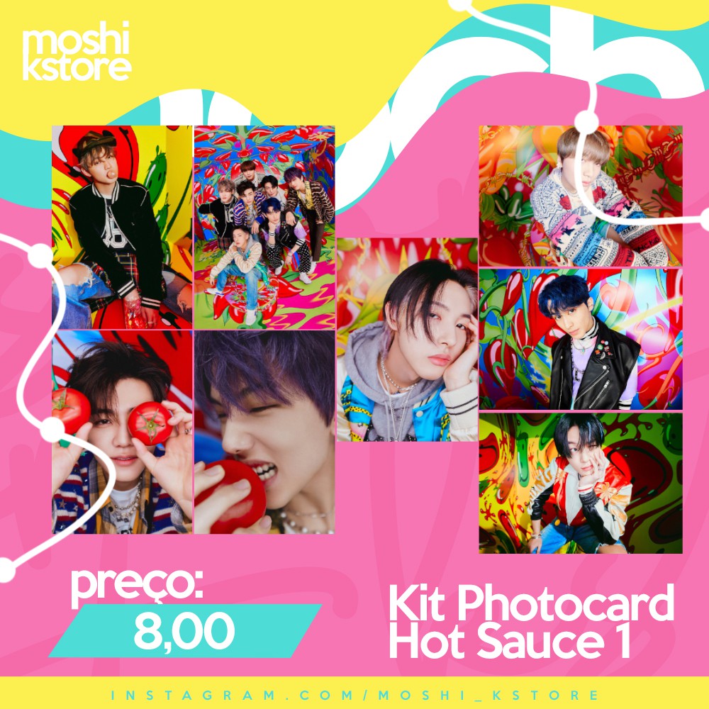 Kit Photocards NCT HOT SAUCE FANMADE Shopee Brasil