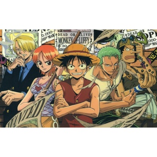 Placa MDF Decorativa Anime One Piece Luffy Mangá Poster