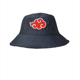 Chapéu Naruto Akatsuki Bucket Hat New Cap Anime Nuvem - Megafull