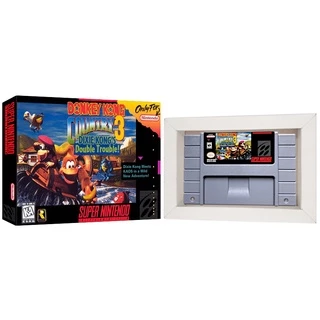 Donkey Kong Country 3 Cartucho de Super Nintendo com Caixa e Berco snes