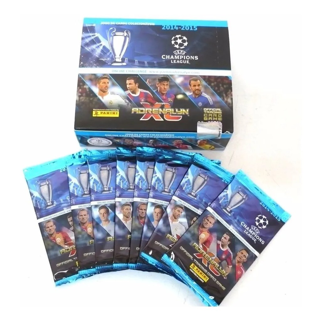 Caixa 24 Envelopes Cards Champions League 14/15 Panini