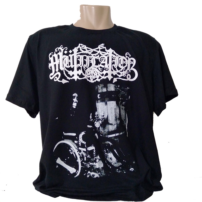 Camiseta Mutiilation Black Millenium. Black Metal | Shopee Brasil