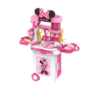 Maleta de Viagem Minnie Médico Play Set 3 em 1 Multikids - BR1296
