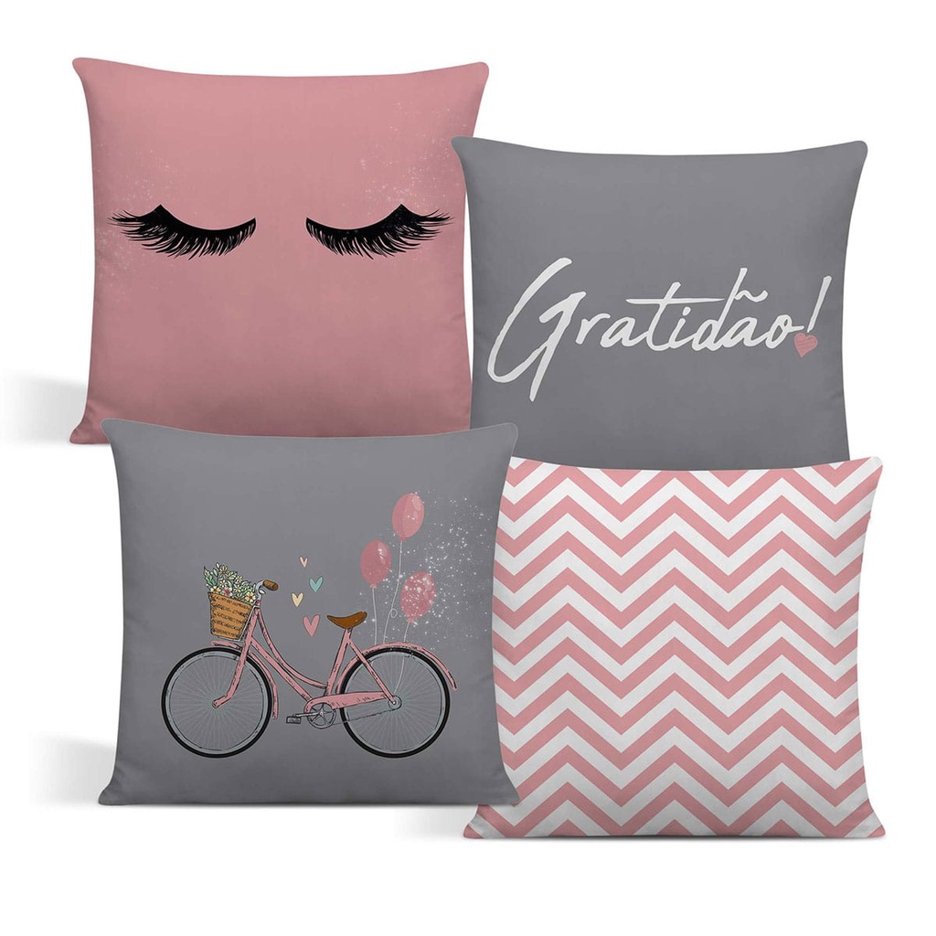 Capas De Almofada Externa 30x50cm - Pack 4 Unidades | VAKADO Impermeável