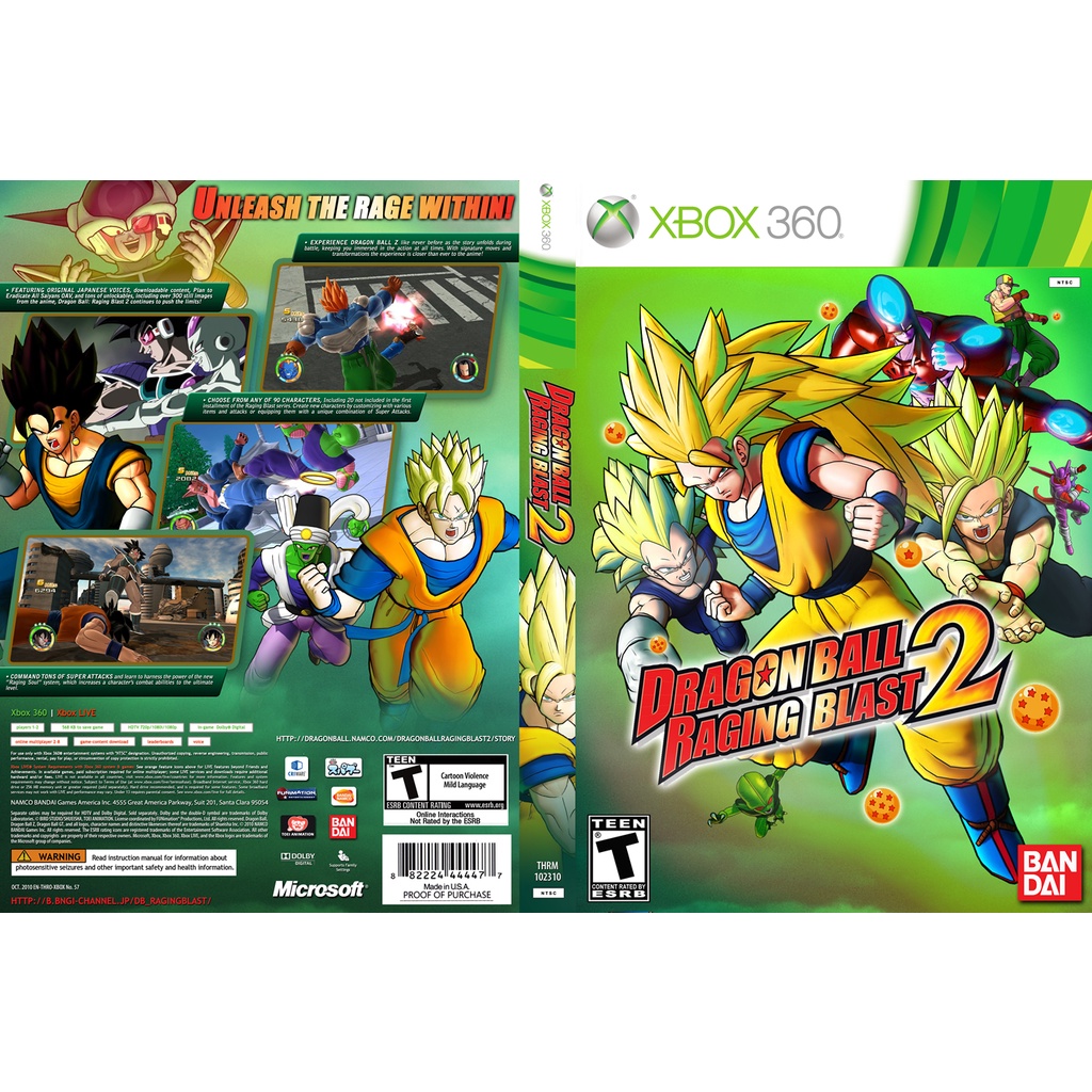 BH GAMES - A Mais Completa Loja de Games de Belo Horizonte - Dragon Ball:  Raging Blast - Xbox 360