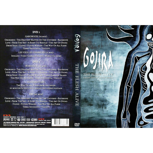 Gojira - The Flesh Alive (dvd Deluxe Edition) | Shopee Brasil