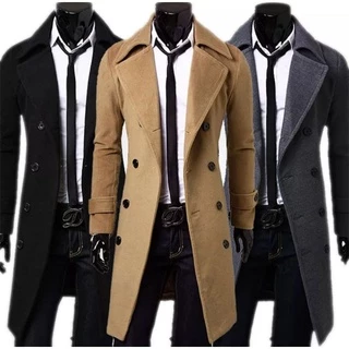 Casaco sobretudo trench coat masculino.