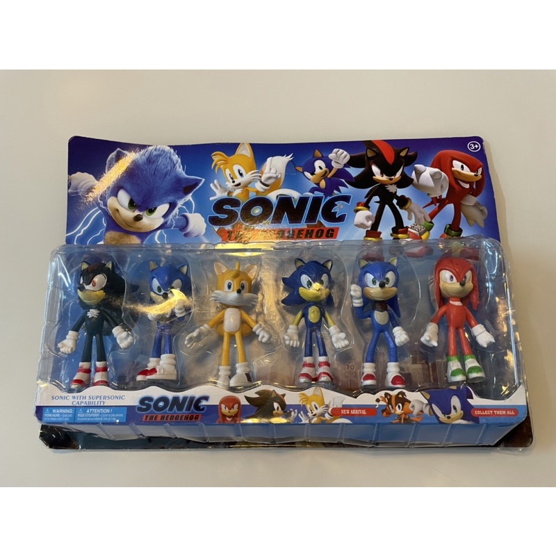 Pack Com 5 Personagens Sonic - Sunny 3440 - Noy Brinquedos